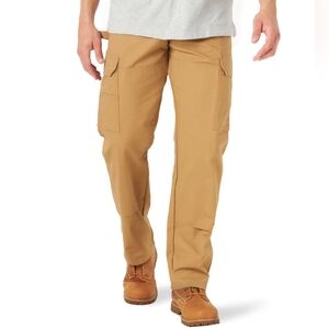 NEW Wrangler Ranger Workwear Size Mens 42x32 Relaxed Fit Pants Rawhide Cotton
